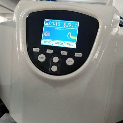 Η αληθινή επίδειξη χρώματος TFT LCD αργόστροφη υποβάλλει 24×10mL σε φυγοκέντρωση