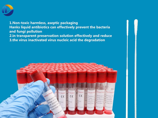 Mycoplasma σωλήνες δοκιμής δειγμάτων αίματος Ureaplasma 4ml