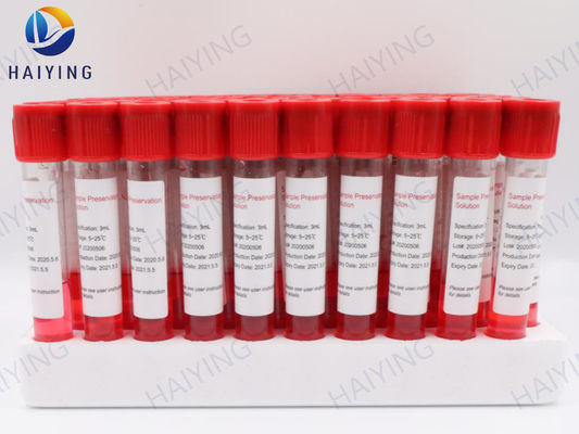 10ml σωλήνες κόκκινων κορυφών για τη συλλογή αίματος μιάς χρήσεως